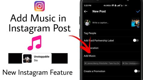 how to add music to instagram.post